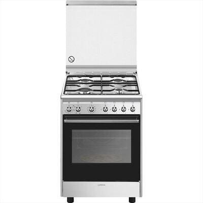 SMEG - Cucina CX61GMPZ Classe A-Acciaio Inox