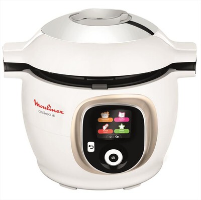 MOULINEX - CE851A Cookeo + Multicooker-bianco e cromato