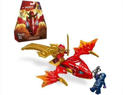 LEGO - NINJAGO Attacco del Rising Dragon di Kai - 71801-Multicolore