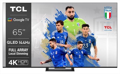 TCL - Smart TV Q-LED UHD 4K 65" 65C749-Nero