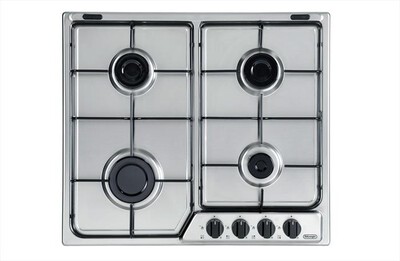 DE LONGHI - Piano cottura a gas YAF 46 ASV 4 fuochi 58cm-Inox