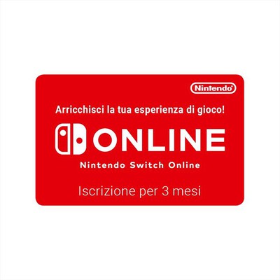 NINTENDO - SWITCH ONLINE 3 MESI