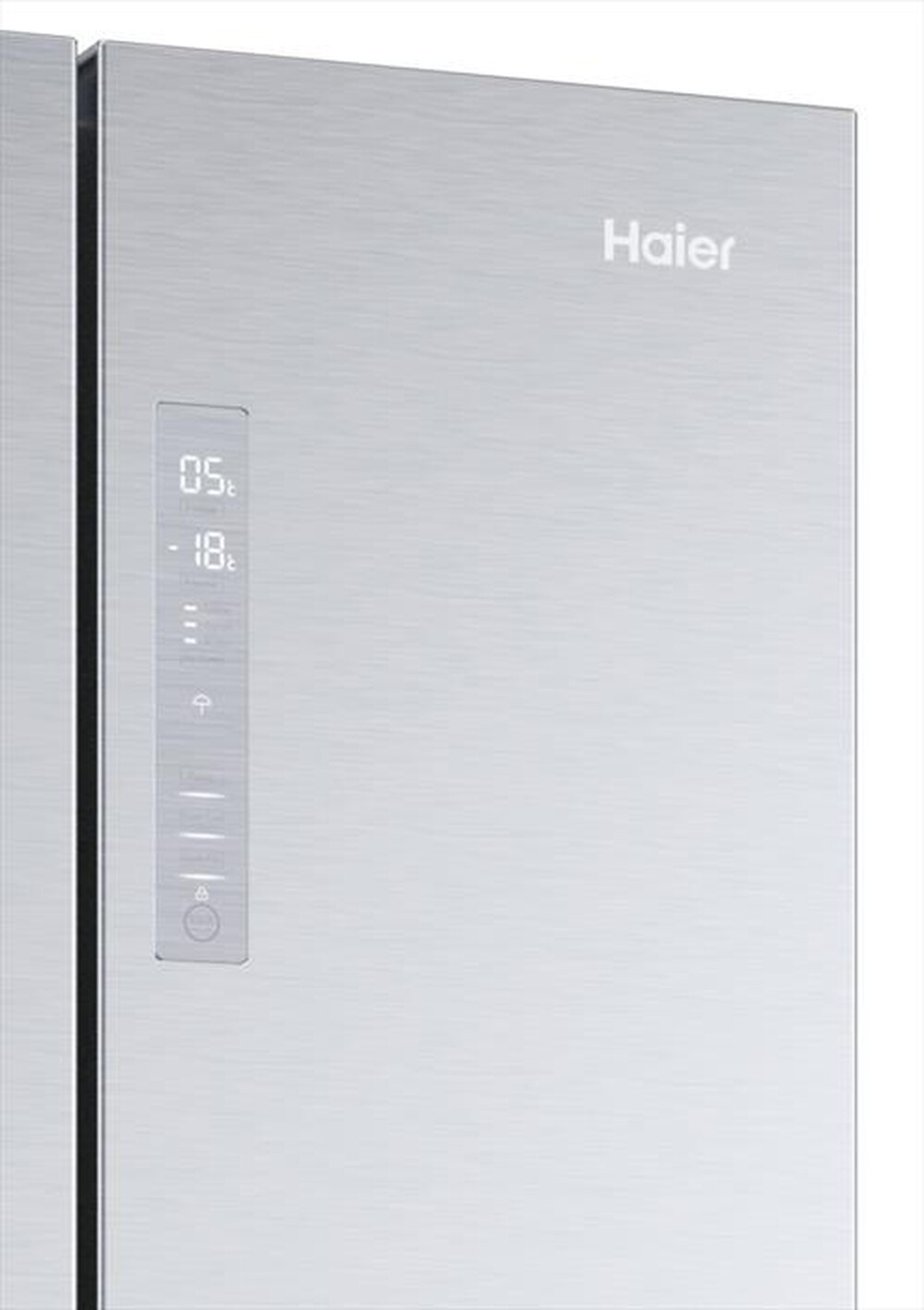 "HAIER - Frigorifero side by side HFR5719ENMG Classe E-Argento"