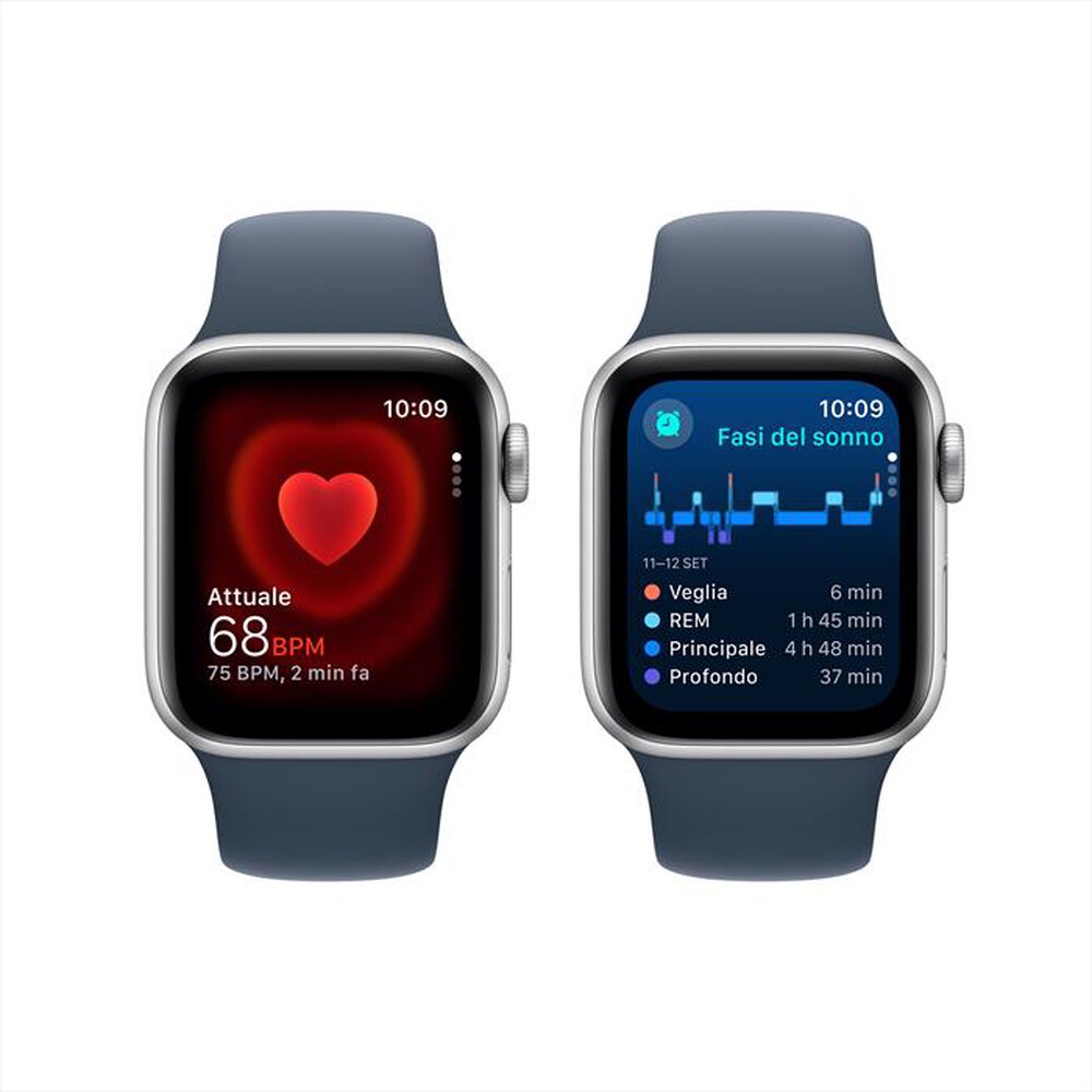 "APPLE - Watch SE GPS Cassa 40mm - M/L-Blu Tempesta"