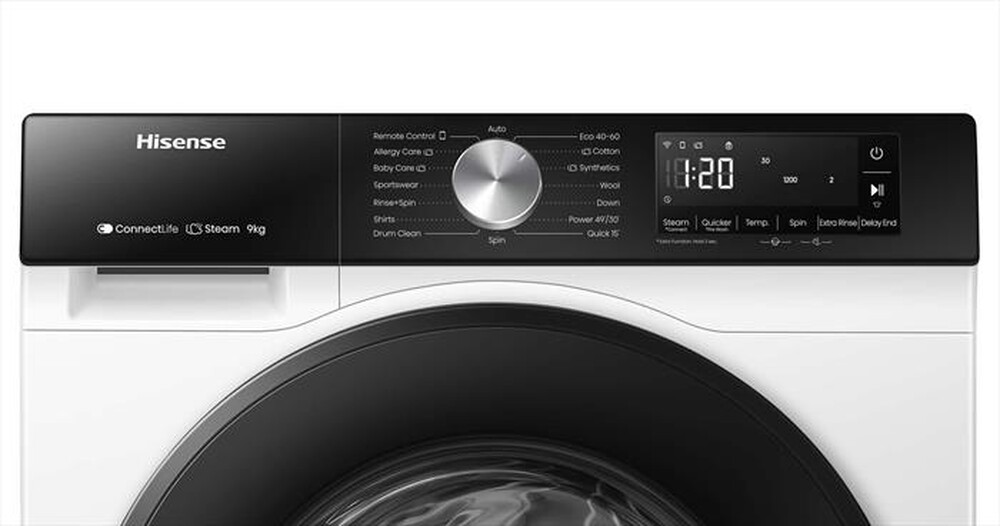 "HISENSE - Lavatrice WF3S9043BW3 9 Kg Classe A-Bianco"