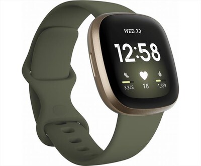 FITBIT - VERSA 3 NERO ALLUMINIO/OLIVA-NERO ALLUMINIO/OLIVA