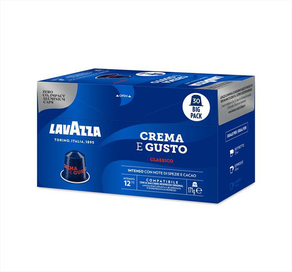 "LAVAZZA - Crema & Gusto Classico - 30 caps-Blu"