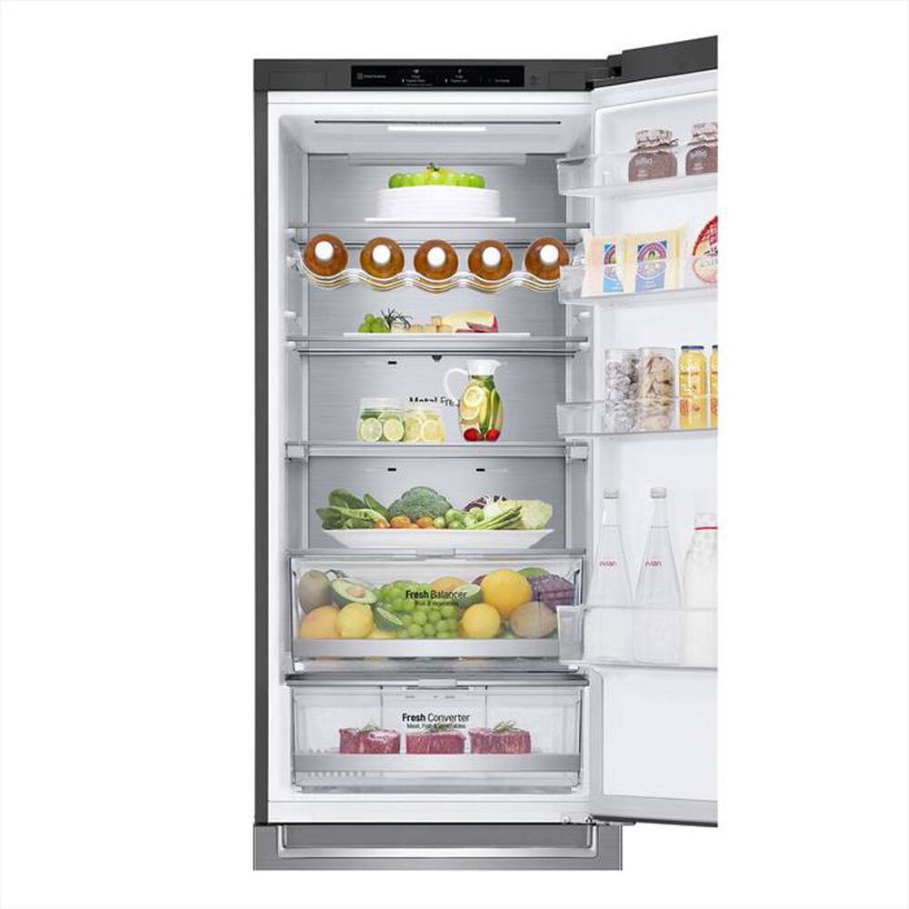 "LG - Frigorifero combinato GBB72PZVGN Classe D 419lt-Metallico"