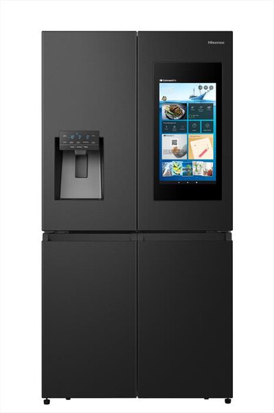 HISENSE - Frigorifero 4 porte RQ760N4IFE Classe E 585 lt-Black Inox