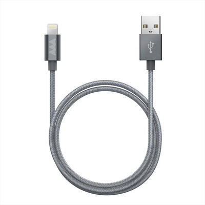 AAAMAZE - ALUMINUM LIGHTNING CABLE 1M-Grey