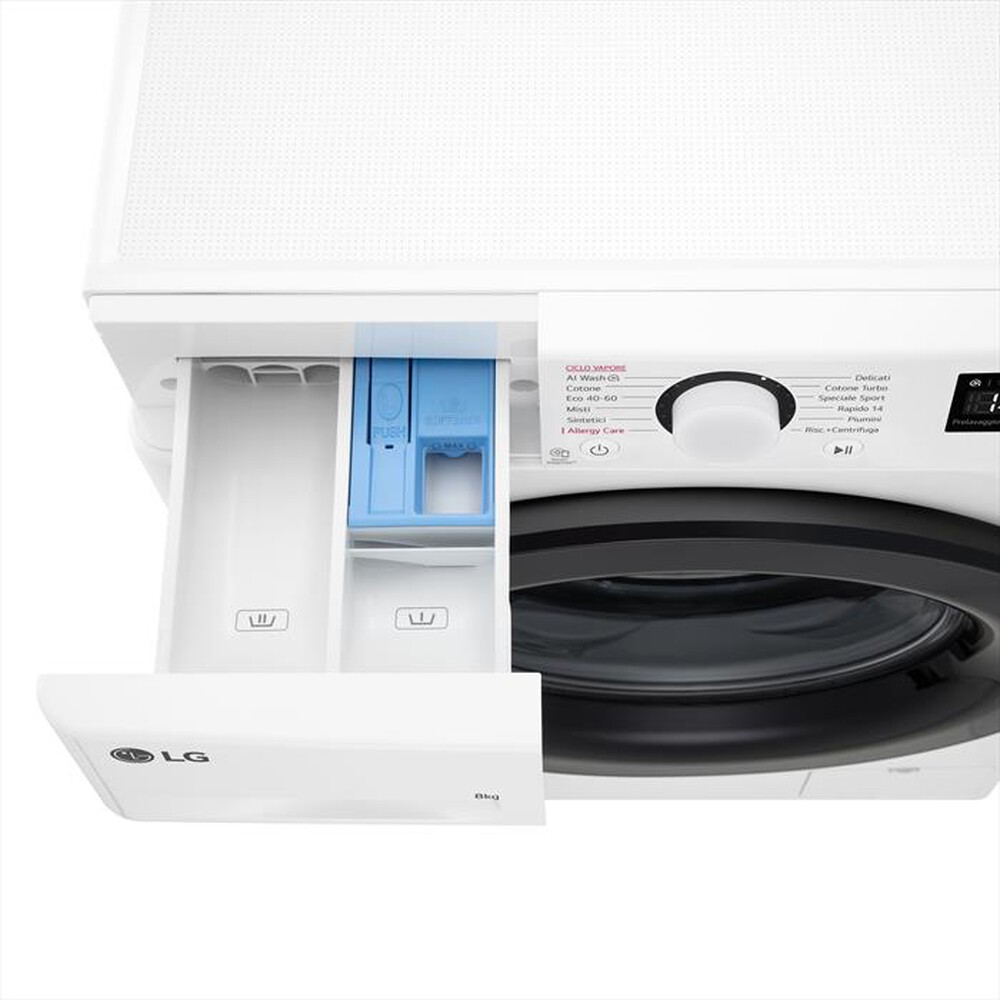 "LG - Lavatrice F2R3S08NSWB 8 Kg Classe A-Bianco"