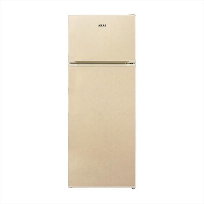 AKAI - Frigorifero 2 porte AKFR256NV/T Classe E 213 lt-Crema, Marmorizzato