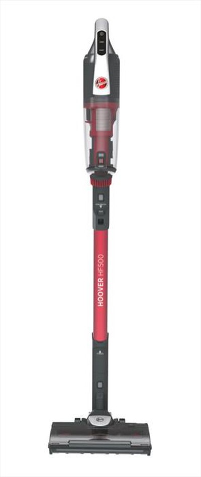 HOOVER - Aspirapolvere ricaricabile HF522STH-Grigio, Rosso