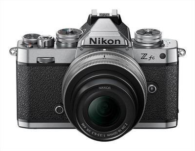 NIKON - Z FC + Z DX 16-50 VR + SD 64GB-Argento