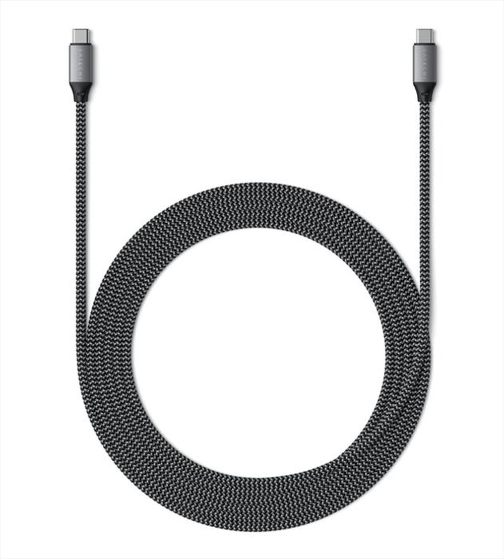 "SATECHI - CAVO USB-C A USB-C 100W-grigio"