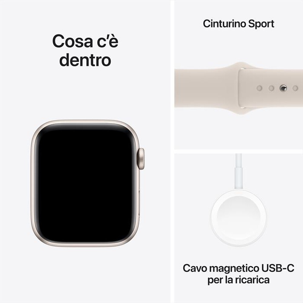 "APPLE - Watch SE GPS Cassa 44mm - M/L-Galassia"