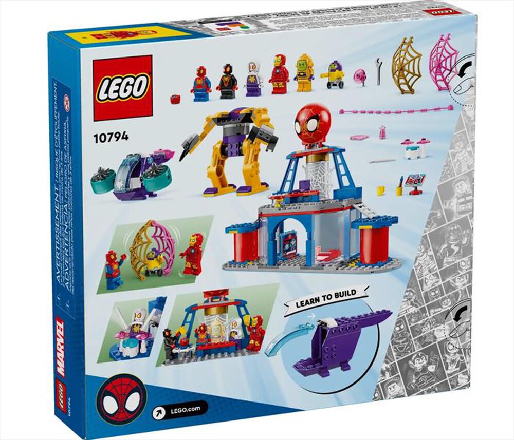 "LEGO - SPIDERMAN Quartier generale di Team Spidey - 10794-Multicolore"