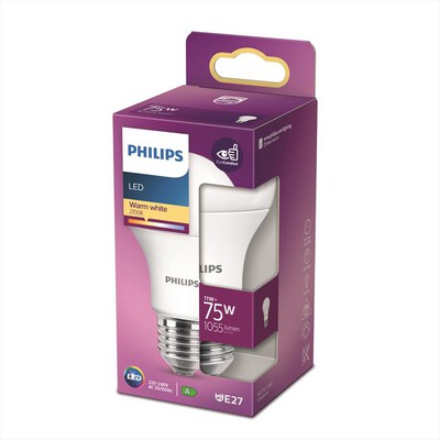 PHILIPS - LED  GOCCIA 75W E27 2700K NON DIM-White