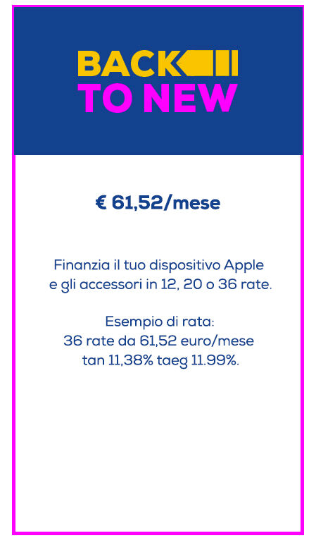 Back to new- Finanzia