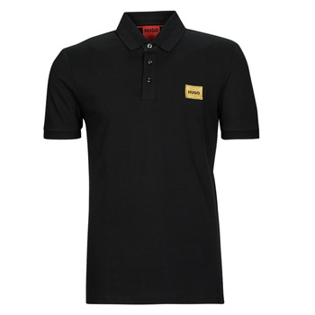 Abbigliamento Uomo Polo maniche corte HUGO Dereso_G Nero / Oro