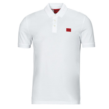 Abbigliamento Uomo Polo maniche corte HUGO Dereso232 Bianco