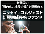 新興国の"質の高い成長企業"を見極めるニッセイ／コムジェスト新興国成長株ファンド