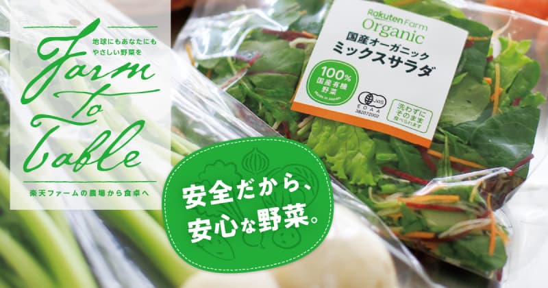 安全だから、安心な野菜。 Farm to Table Vol.62