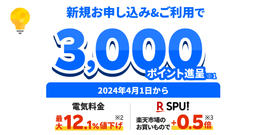 新規お申し込み&ご利用で5,000ポイント進呈