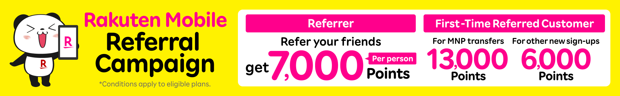 Rakuten Mobile Referral Campaign