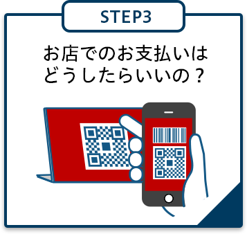 お店でのお支払いはどうしたらいいの？