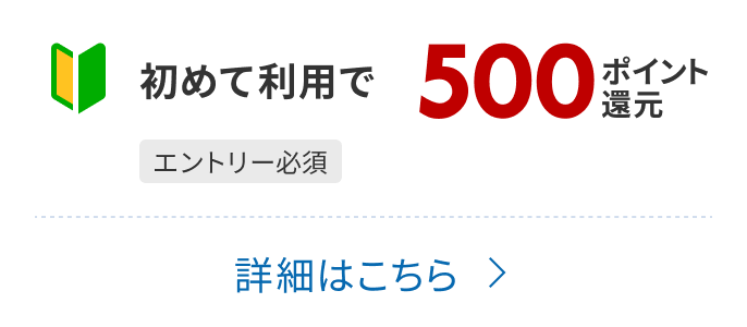 バス旅行初めて利用で500ポイント