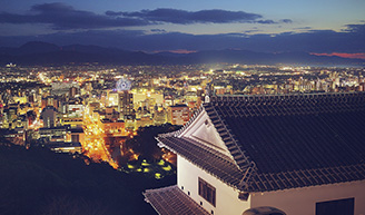 松山城天守からの絶景