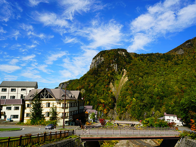 層雲峡温泉