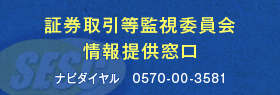 証券取引等監視委員会情報提供窓口