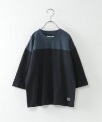 ikka kids/【キッズ】7分袖配色切り替えT(100〜160cm)/504134617