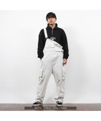 1111clothing/オーバーオール メンズ オーバーオール レディース サロペット ◆ルーズシルエット カーゴ オーバーオール◆ つなぎ オールインワン カーゴパンツ ワイドパンツ/504646465