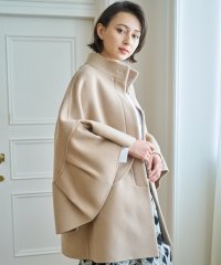 ANAYI/ウールナイロンリバーケープコート/505013649