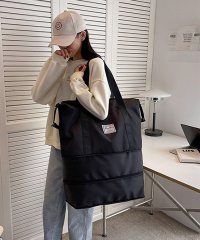 shopnikoniko/ショップニコニコ ShopNikoNiko 2段式 旅行用 ボストンバッグ 【即納】 鞄 バッグ トートバッグ トラベルバッグ キャリーオンバッグ ロゴ 英字 /505323876