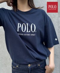 POLO BCS/◎別注コラボアイテム◎【POLO BCS / ポロ・ビーシーエス】USコットン オーバーサイズ POLO ロゴプリントT ユニセックス 半袖 クルーネック/505399989