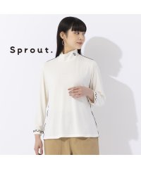 Liliane Burty/【Sprout.】アルガン加工ベア天　ハイネックカットソー/505793074