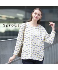 Liliane Burty/【Sprout.】綿100％カットジャカード　プルオーバーTシャツ/505915754