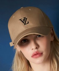 Varzar/【VARZAR / バザール】3D Monogram logo over fit ball cap キャップ 帽子 ロゴ コットン100% ツバ広 紫外線対策/505942478