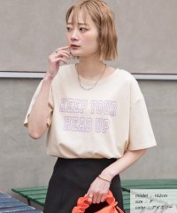 ad thie/アドティエ ad thie アソートロゴ プリントTシャツ/505938116