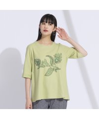 Liliane Burty/ペイズリー刺繍　プルオーバーTシャツ/506014225