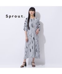 Liliane Burty/【Sprout.】幾何プリント　プルオーバーワンピース/506039613