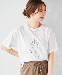 le.coeur blanc/《手洗い可能》EPANOUIEロゴTシャツ/506093826