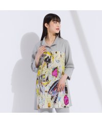 Liliane Burty/アートプリント×アムンゼン　チュニックTシャツ/506488677