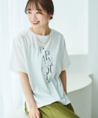 le.coeur blanc/《手洗い可能》EPANOUIEロゴTシャツ/506093826