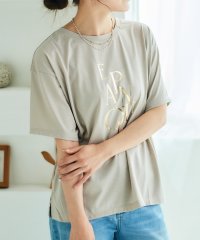 le.coeur blanc/《手洗い可能》EPANOUIEロゴTシャツ/506093826