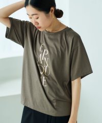 le.coeur blanc/《手洗い可能》EPANOUIEロゴTシャツ/506093826